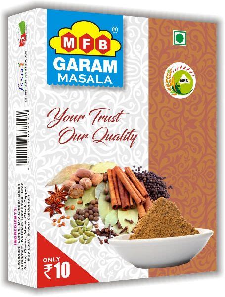 Natural Organic Natural Garam Masala Certification Fssai Certified