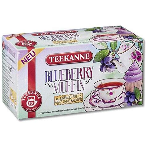 Amazon Teekanne Blueberry Muffin Té de frutas con sabor a muffin