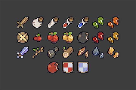 RPG Items : r/PixelArt