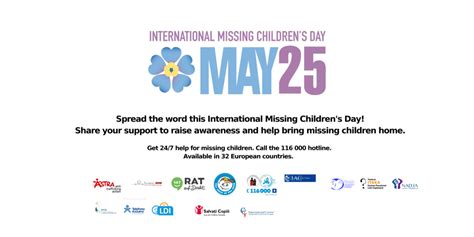 Protecting Our Future International Missing Childrens Day In Europe