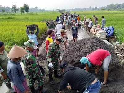 TMMD Menumbuhkan Jiwa Gotong Royong Masyarakat Desa