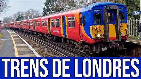 Sistema de Transporte Público Por Trens de Londres Inglaterra Reino