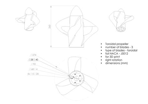 STL File Toroidal Propeller A New Design With Promising Applications