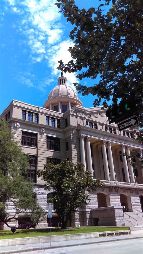 Courthouse Downtown Houston Historic Houston Southern Architecture