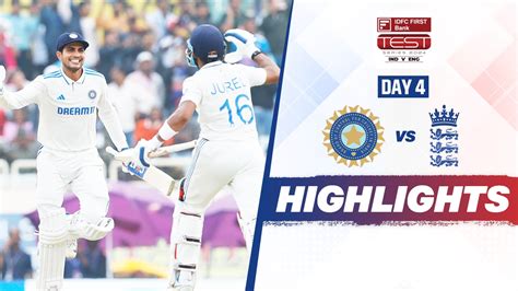 Watch India Vs England 4th Test Day 4 Highlights Only On Jiocinema