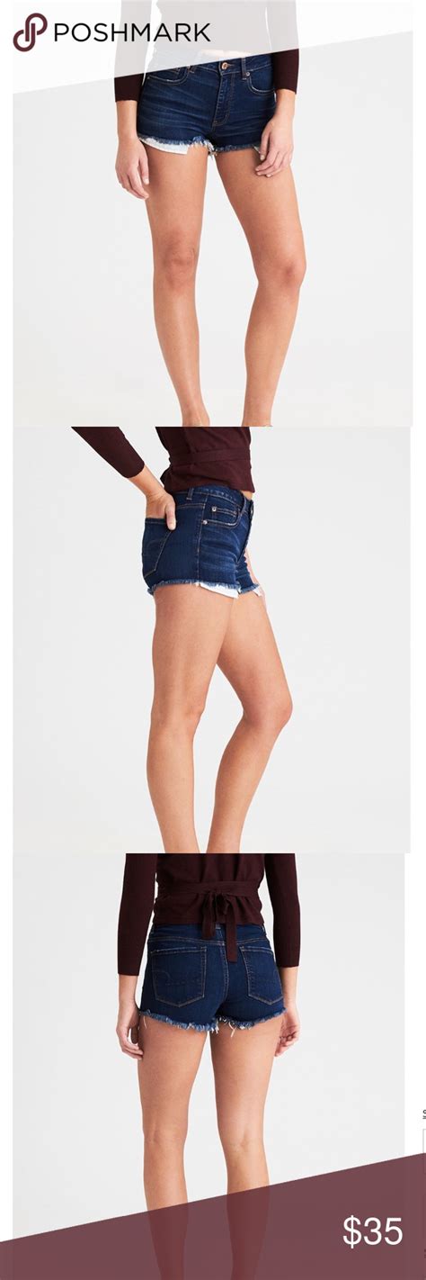 Aeo Denim X Hi Waisted Short Short Short Waist Denim American