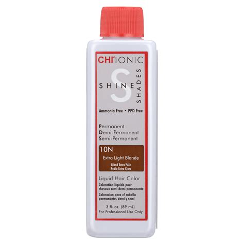 CHI Ionic Shine Shades Liquid Hair Color 10N Extra Light Blonde 3 Oz Walmart