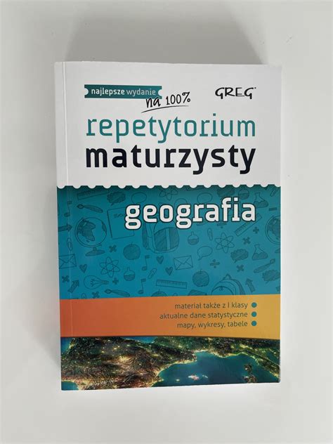 Repetytorium Maturzysty Geografia Greg Pozna Kup Teraz Na Allegro