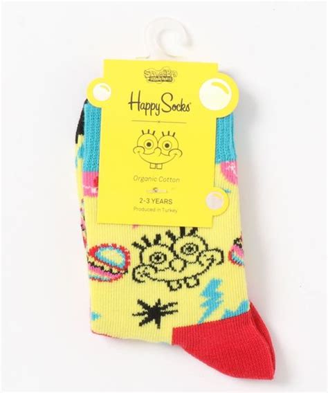 Happy Socks（ハッピーソックス）の「happy Socks Kids スポンジボブコラボモデル（ソックス靴下）」 Wear