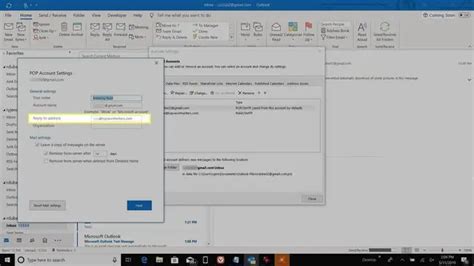 how to change the name on outlook email