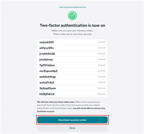 What Are 2FA Recovery Codes Surfshark Customer Support