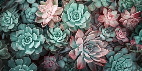 Premium Photo | Various succulents background