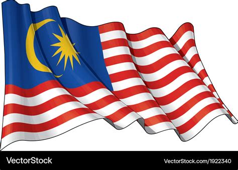 Malaysia Flag Royalty Free Vector Image Vectorstock