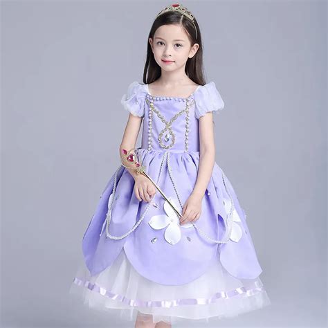 Aliexpress.com : Buy 2018 New Girls Kids Sofia Princess Dress Cosplay Princess Costume Fancy ...