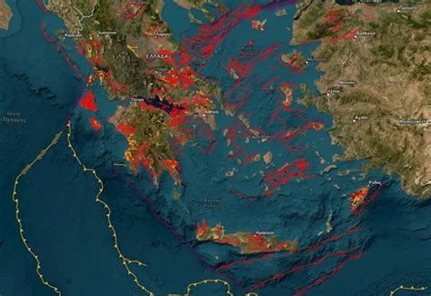 Greece Earthquakes: Digital Map of Active Fault Lines Available ...