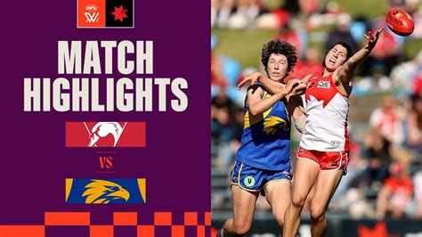 Sydney Swans V West Coast Eagles Highlights Round 4 2023 Aflw