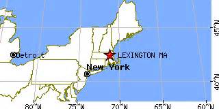 Lexington, Massachusetts (MA) ~ population data, races, housing & economy