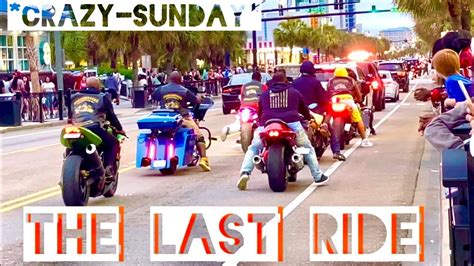 Black Bike Week 2023 And Memorial Day Weekend On A Sunday Evening Myrtle Beach Sc Youtube