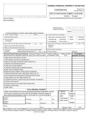 Property Tax Form Fill And Sign Printable Template Online