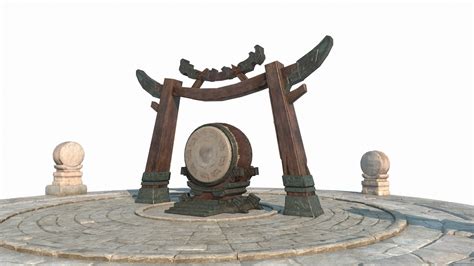 Ancient Building Altar 3D Model - TurboSquid 2144384