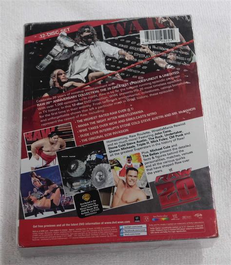 Wwe Raw 20th Anniversary Collection 20 Greatest Episodes Uncut Dvd New