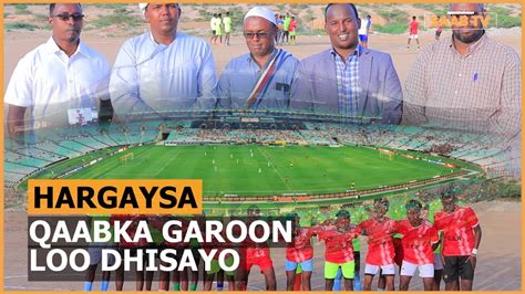 Garoonka Ugu Wayn Somaliland Ee Gurey Stadium Oo Laga Dah Furay Tartan