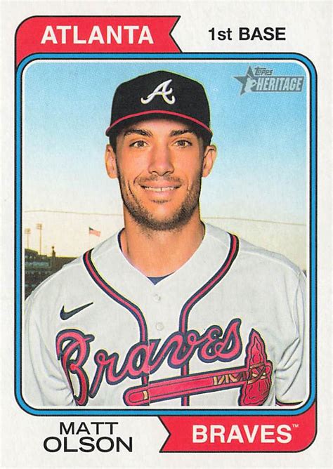 Topps Heritage Matt Olson Trading Card Database