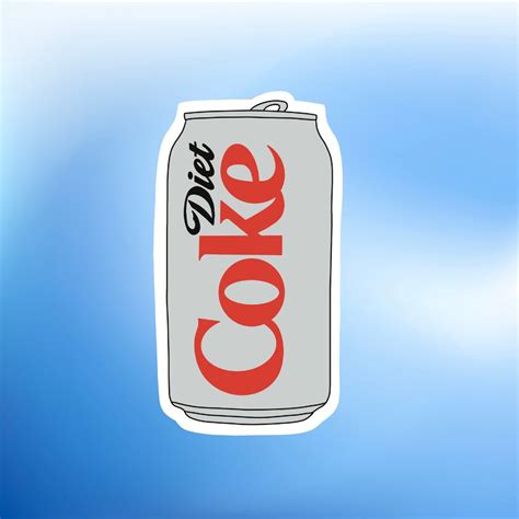 Diet Coke Cute Sticker - Etsy