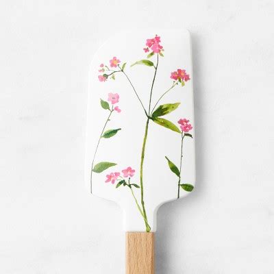 Williams Sonoma Pressed Flower Fsc Wood Spatulas Williams Sonoma