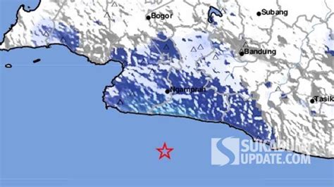 Gempa M 46 Usai Subuh Getarkan Sukabumi Bmkg Sesar Aktif Bawah Laut