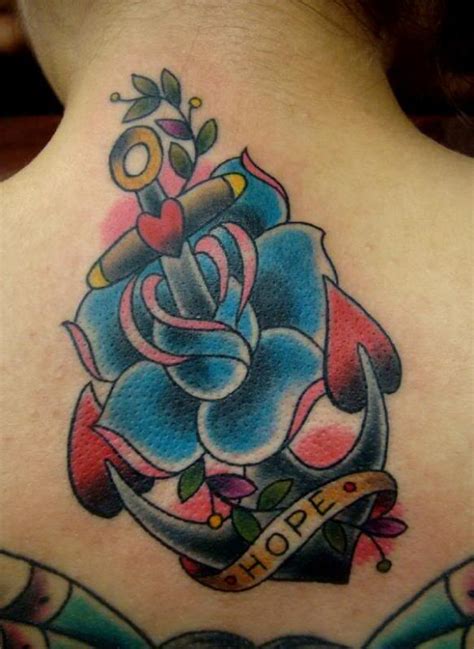 Anchor Rose Tattoo Best Art Designs