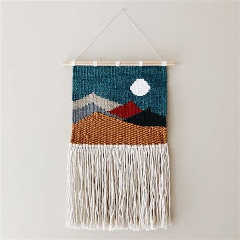 Woven Wall Hanging Woven Tapestry Woven Wall Art Wall Weaving