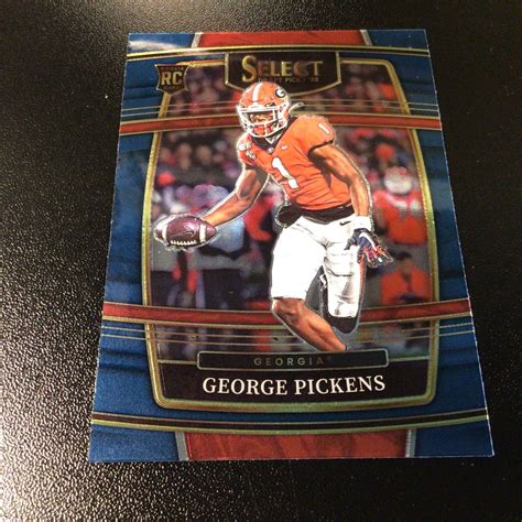 Panini Select Draft Picks Blue George Pickens Concourse