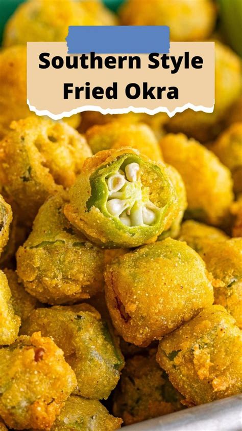 Southern Style Fried Okra | Recipe | Vegetable side dishes, Okra ...