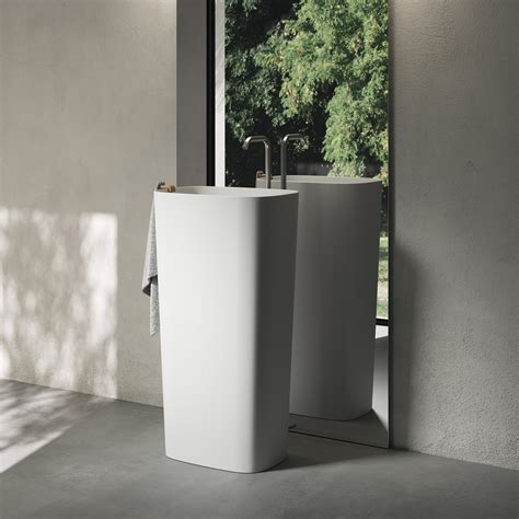 Rexa Design Fonte Lavabo Freestanding Rexa Design Finiture Corian Deep