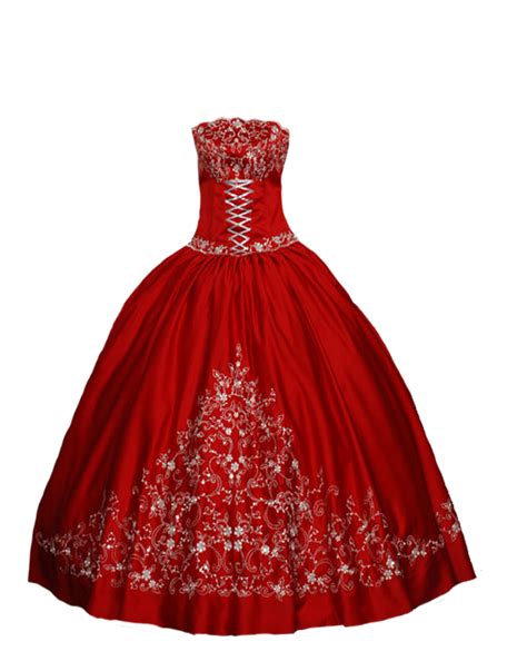 Red ball gown by pequesarah on DeviantArt