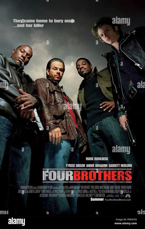 "Four Brothers" Poster 2005 Stock Photo - Alamy