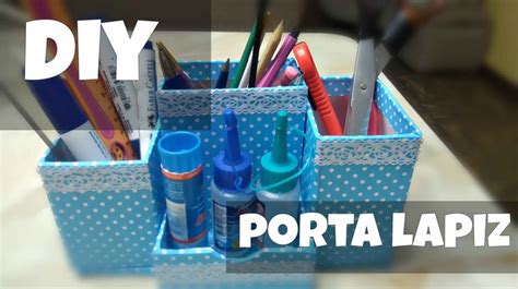 DIY COMO HACER UN Porta LAPIZ Facil Hecho Para Todos YouTube