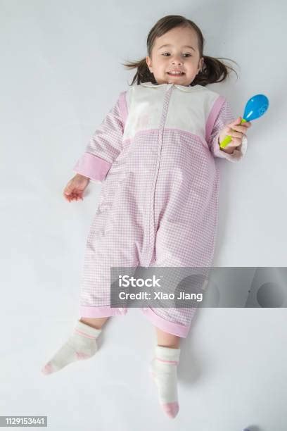 Full Body Healthy Children Concept Little Asian Child Sleeping