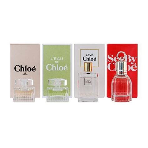 Chloe Mini Perfume Gift Set - 4 Minies for women - Chloe, L'eau de ...