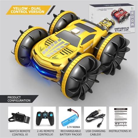 Voiture T L Command E Rc Twister Wd Amphibie Voiture