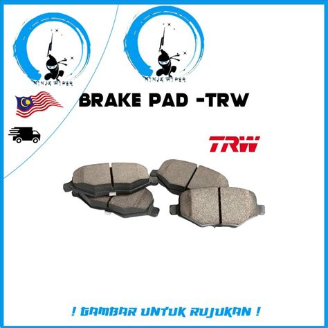 Trw Brake Disc Pad Front Set For Toyota Vios Ncp Ncp G S Trd