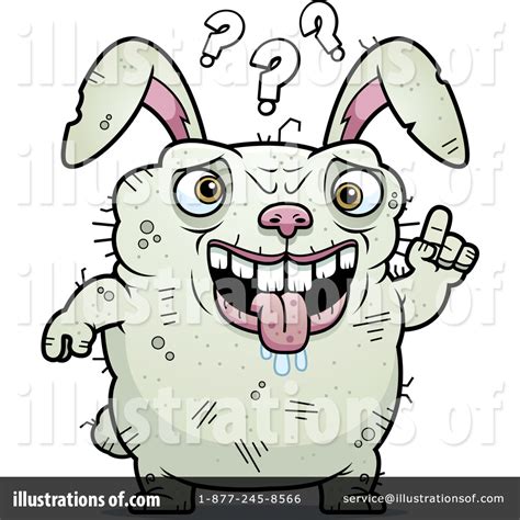 Ugly Rabbit Clipart 1103366 Illustration By Cory Thoman