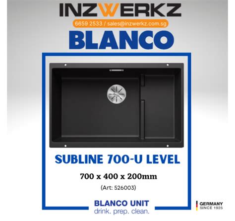 Blanco Subline 700 U Level Silgranit Sink