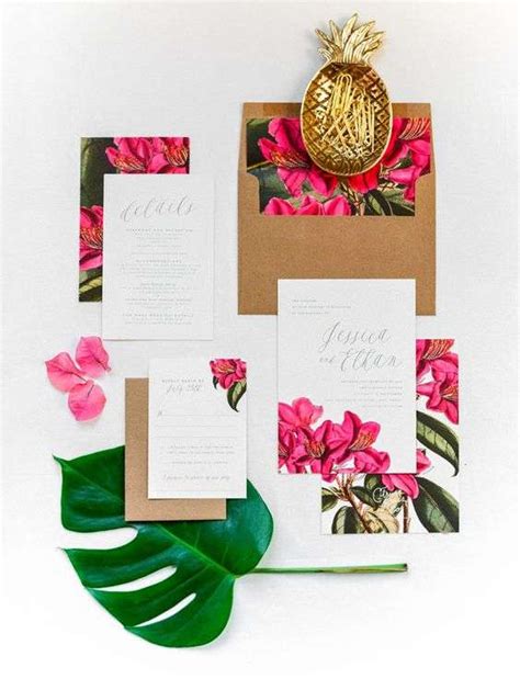 Ideas for Tropical Wedding Invitations | Arabia Weddings