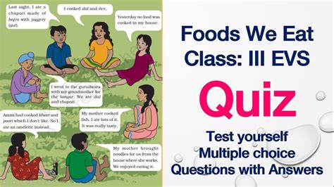 Quiz Test Yourself Foods We Eat Class Evs Ncert Cbse Multiple Choice