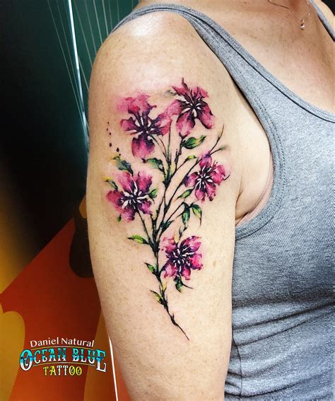 Best Watercolor Tattoo Artist Minneosta | Oceanbluetattoo.com - Andrew Snider - Medium