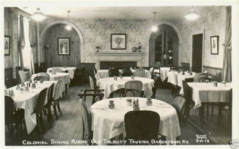 Bardstown,KY. Colonial Dining Room,Talbott Tavern RPPC | eBay