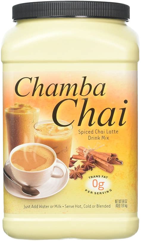 Amazon Big Train Chamba Chai Spiced Chai Latte Two 4lb Jugs