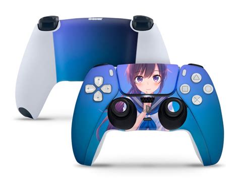 Lindo Anime Girl Skin Para Ps5 Controller And Console Gradient Etsy México